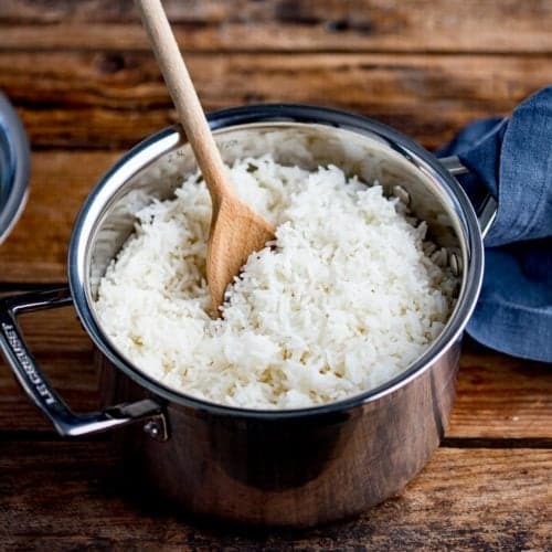 como preparar arroz blanco