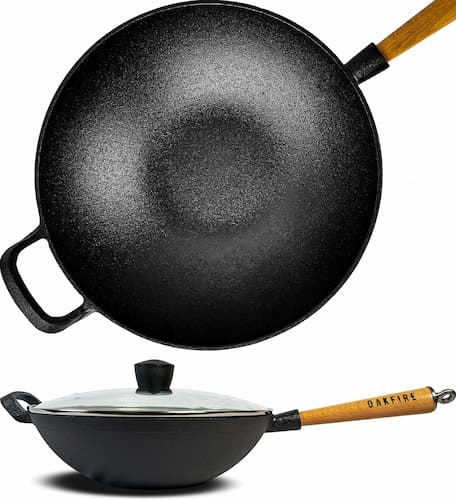 mejor wok de hierro fundido
